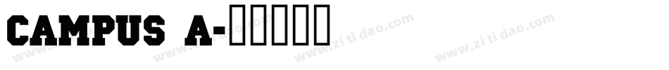 Campus A字体转换